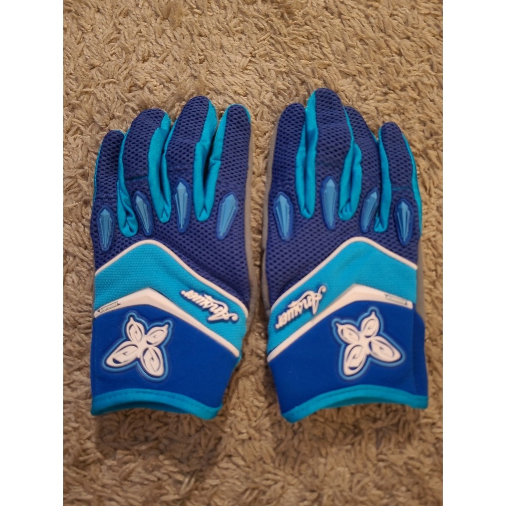 ANSWER RACING GLOVES Adult Large TUCKER ROCKY Blue Excellent Condition - Picture 2 of 5